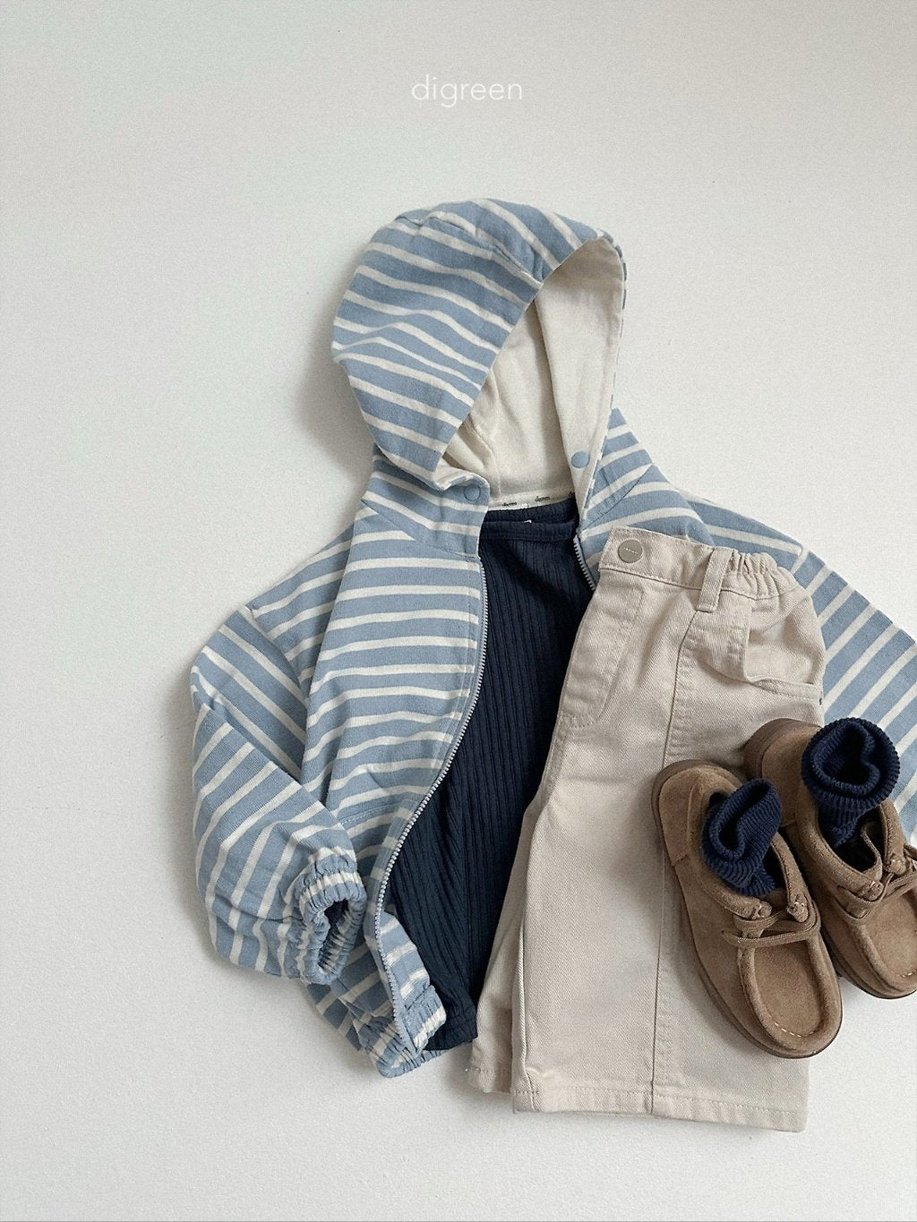 ［digreen］Panel bermuda pants