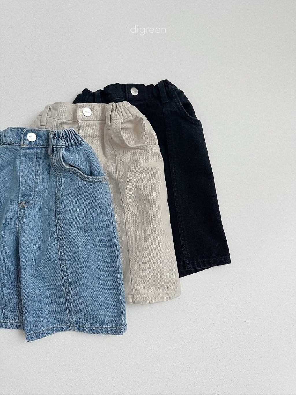 ［digreen］Panel bermuda pants