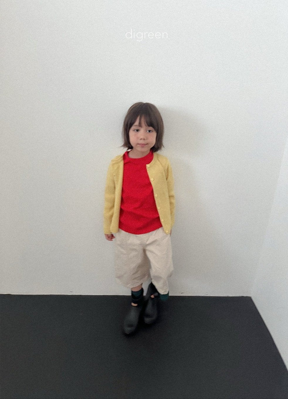 ［digreen］Olive cardigan
