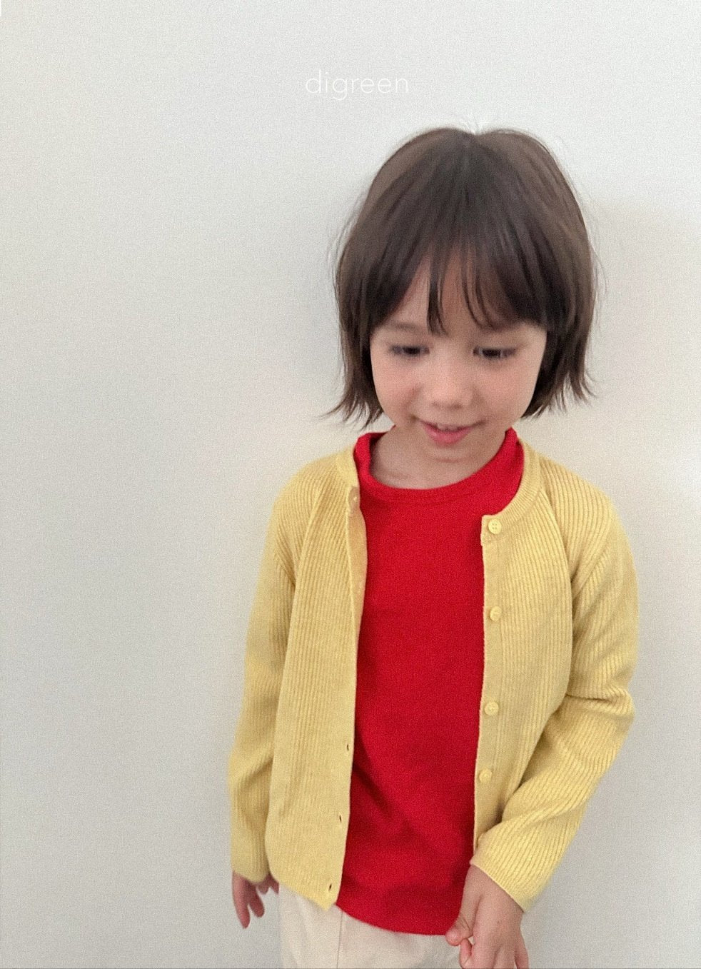 ［digreen］Olive cardigan