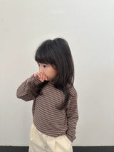 ［digreen］Stripe latte tee