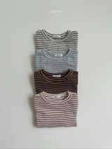 ［digreen］Stripe latte tee