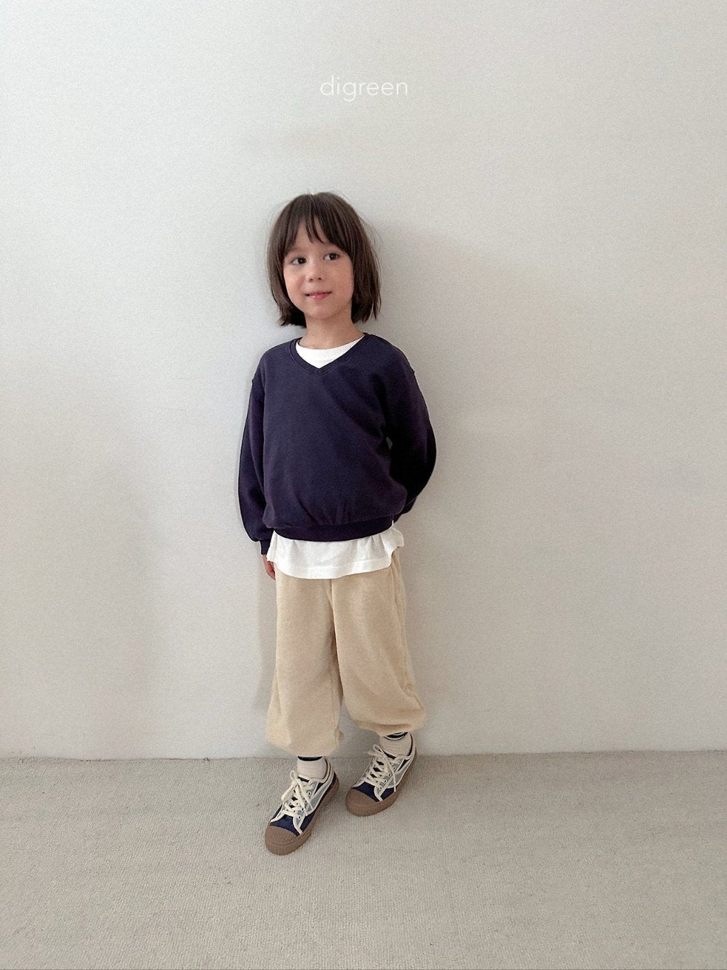 ［digreen］Sand terry joggers pants
