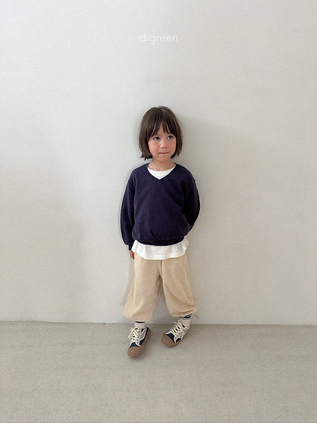 ［digreen］Sand terry joggers pants