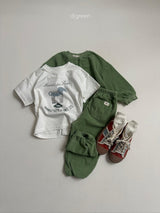 ［digreen］Sand terry joggers pants