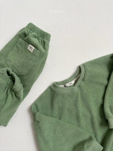 ［digreen］Sand terry joggers pants