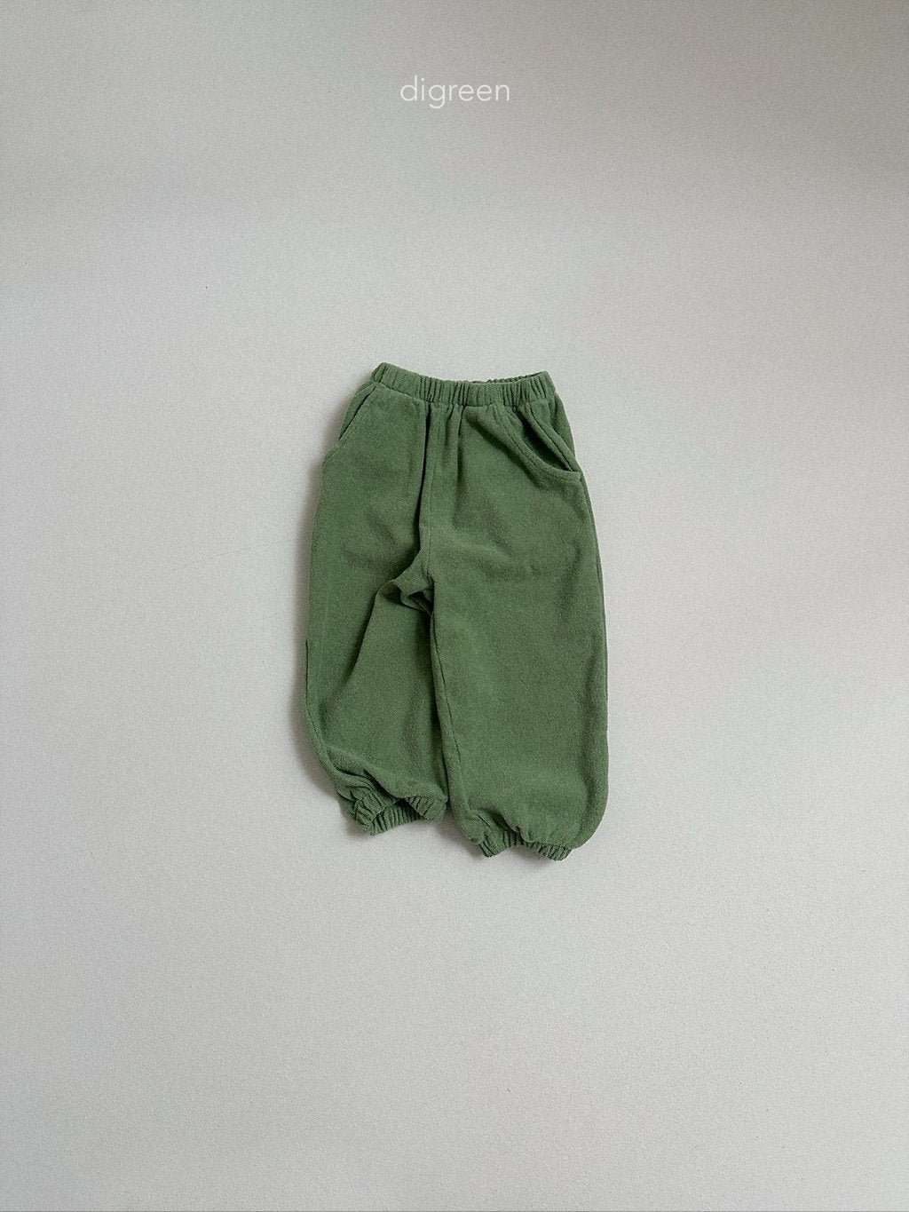 ［digreen］Sand terry joggers pants
