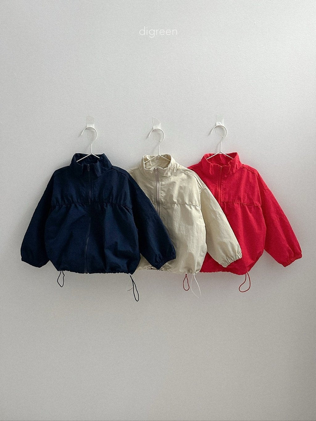 ［digreen］Rib windbreaker