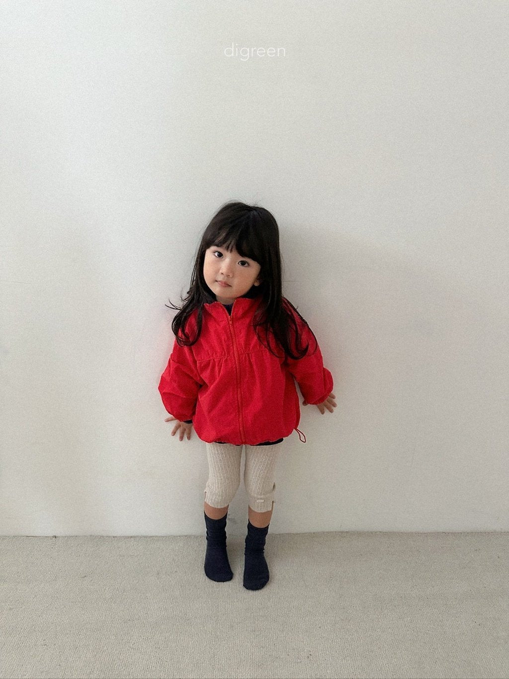 ［digreen］Rib windbreaker