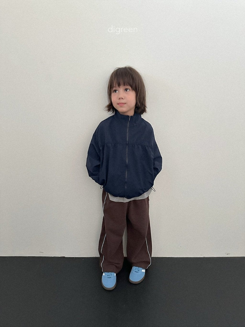［digreen］Rib windbreaker