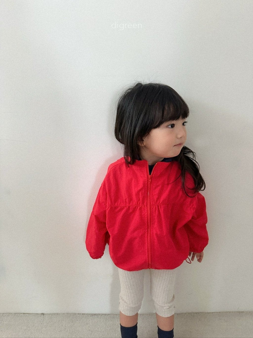 ［digreen］Rib windbreaker