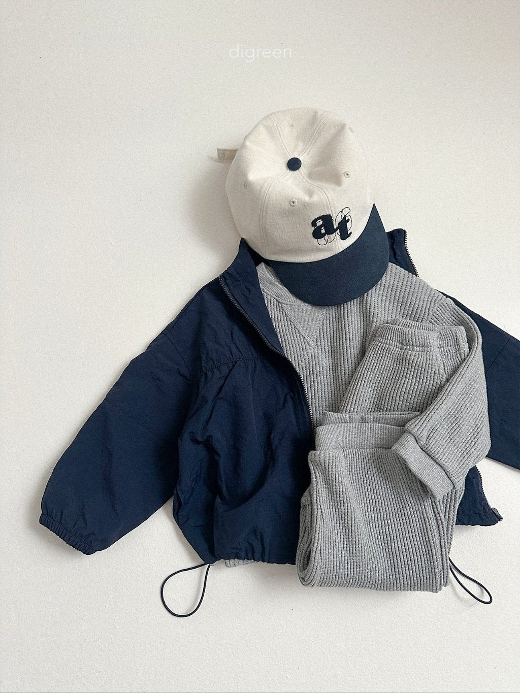 ［digreen］Rib windbreaker