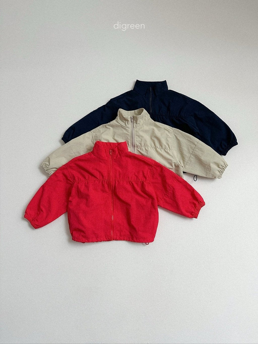 ［digreen］Rib windbreaker