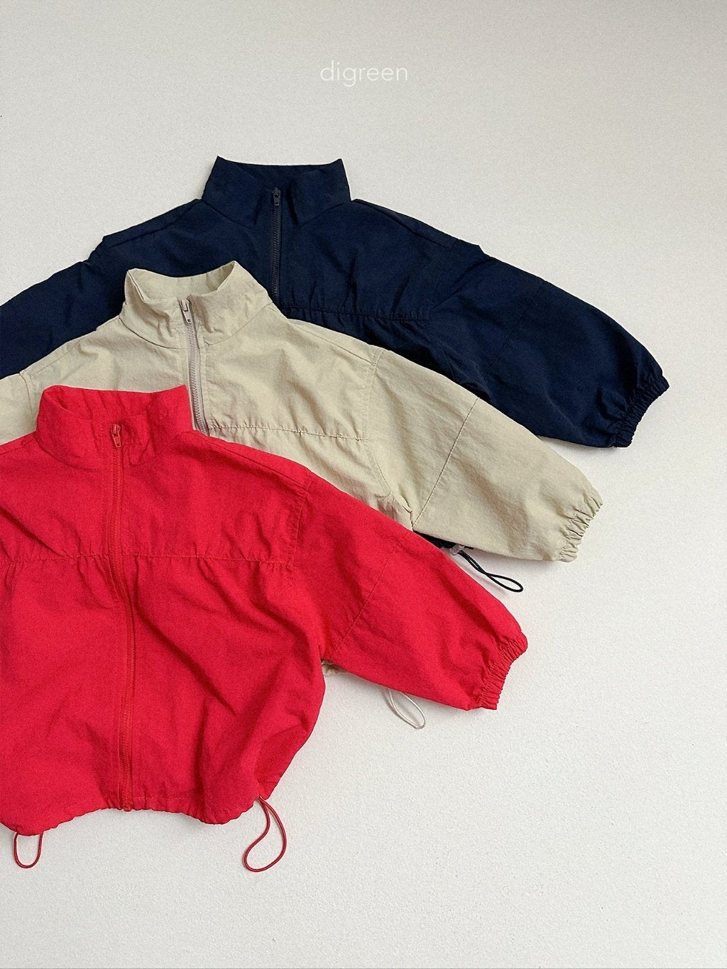［digreen］Rib windbreaker