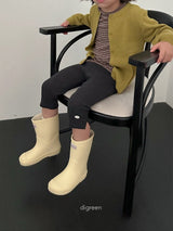 ［digreen］Rib capri leggings