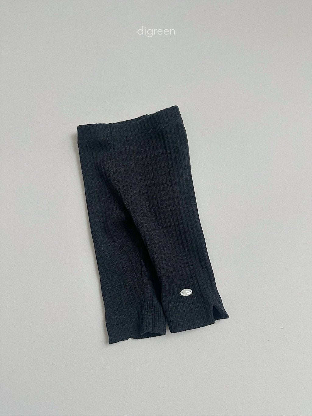 ［digreen］Rib capri leggings