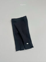 ［digreen］Rib capri leggings