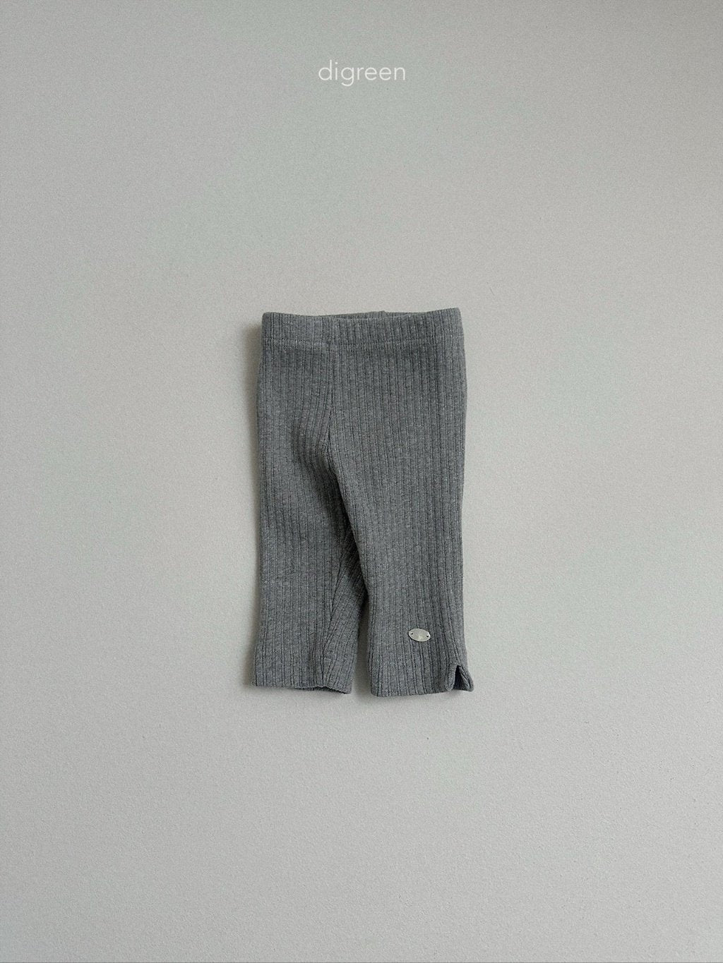 ［digreen］Rib capri leggings