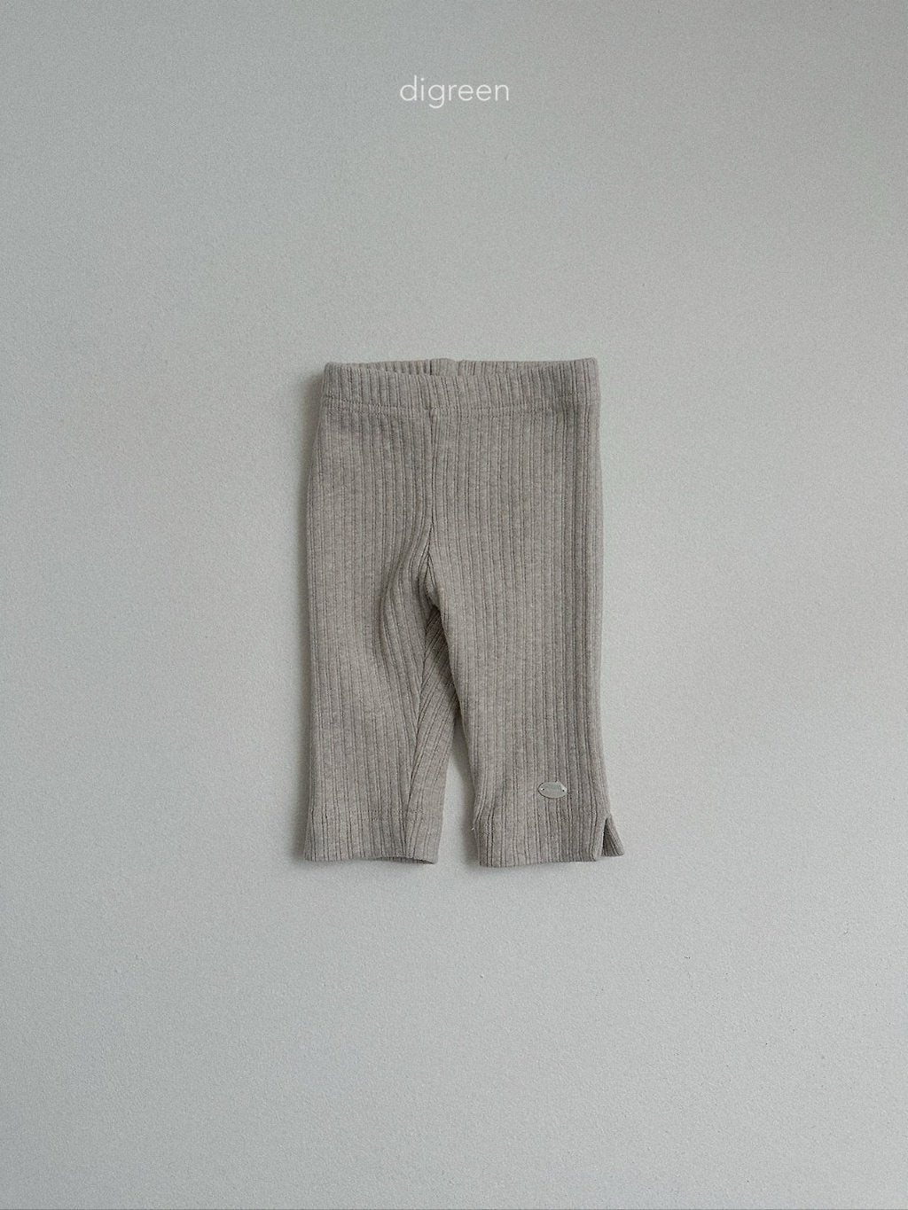 ［digreen］Rib capri leggings