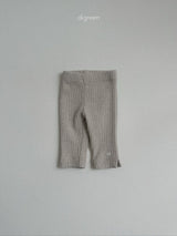 ［digreen］Rib capri leggings