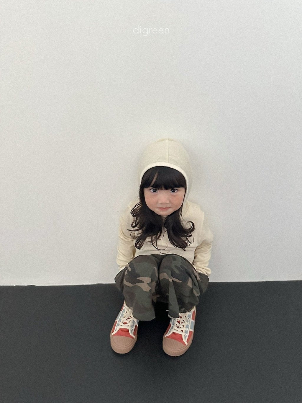 ［digreen］Camo bermuda pants