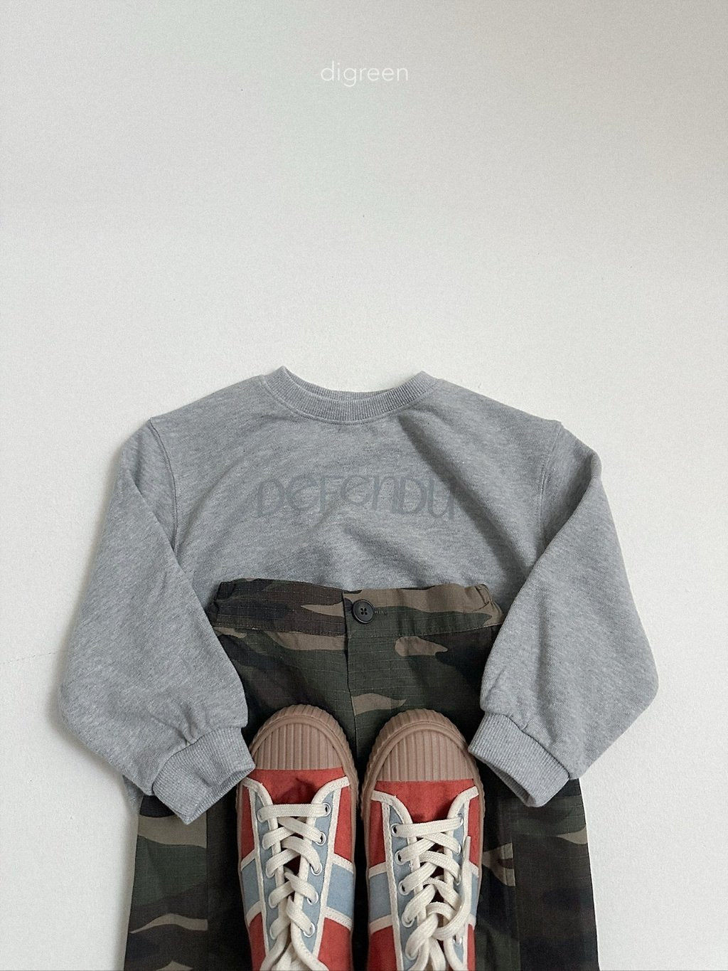 ［digreen］Camo bermuda pants