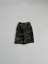 ［digreen］Camo bermuda pants
