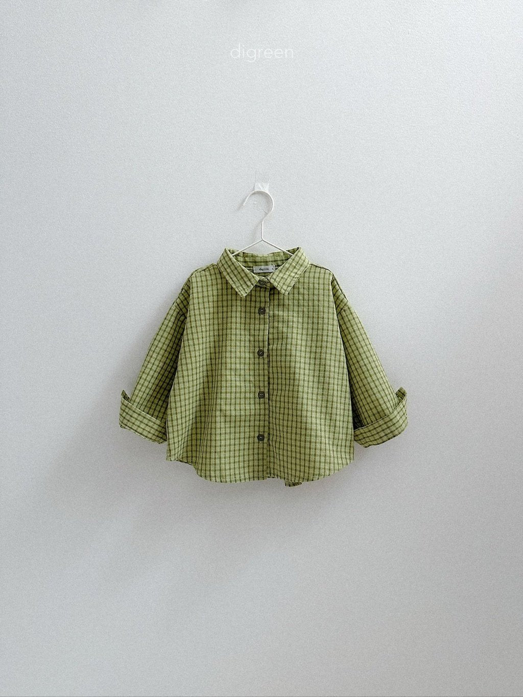 ［digreen］Picnic check shirt