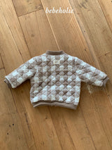 ［bebe holic］Naru check cardigan