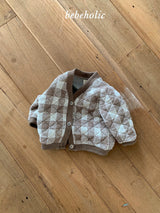 ［bebe holic］Naru check cardigan