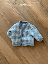 ［bebe holic］Naru check cardigan