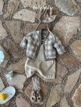［bebe holic］Naru check cardigan