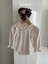 ［bebe holic］Lena flower lace rompers