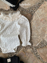 ［bebe holic］Lena flower lace rompers