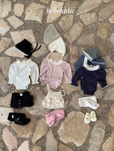［bebe holic］Lena flower lace rompers