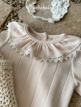 ［bebe holic］Via ruffle rompers