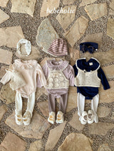 ［bebe holic］Via ruffle rompers