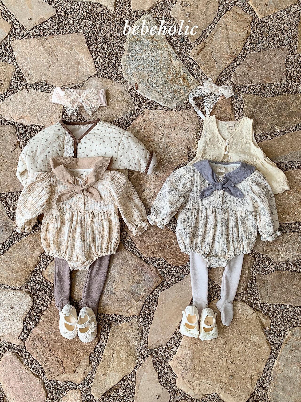 ［bebe holic］Buly cape rompers