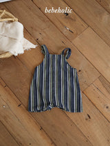 ［bebe holic］More stripe suspender suit