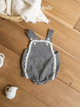 ［bebe holic］Petit lace suspender suit