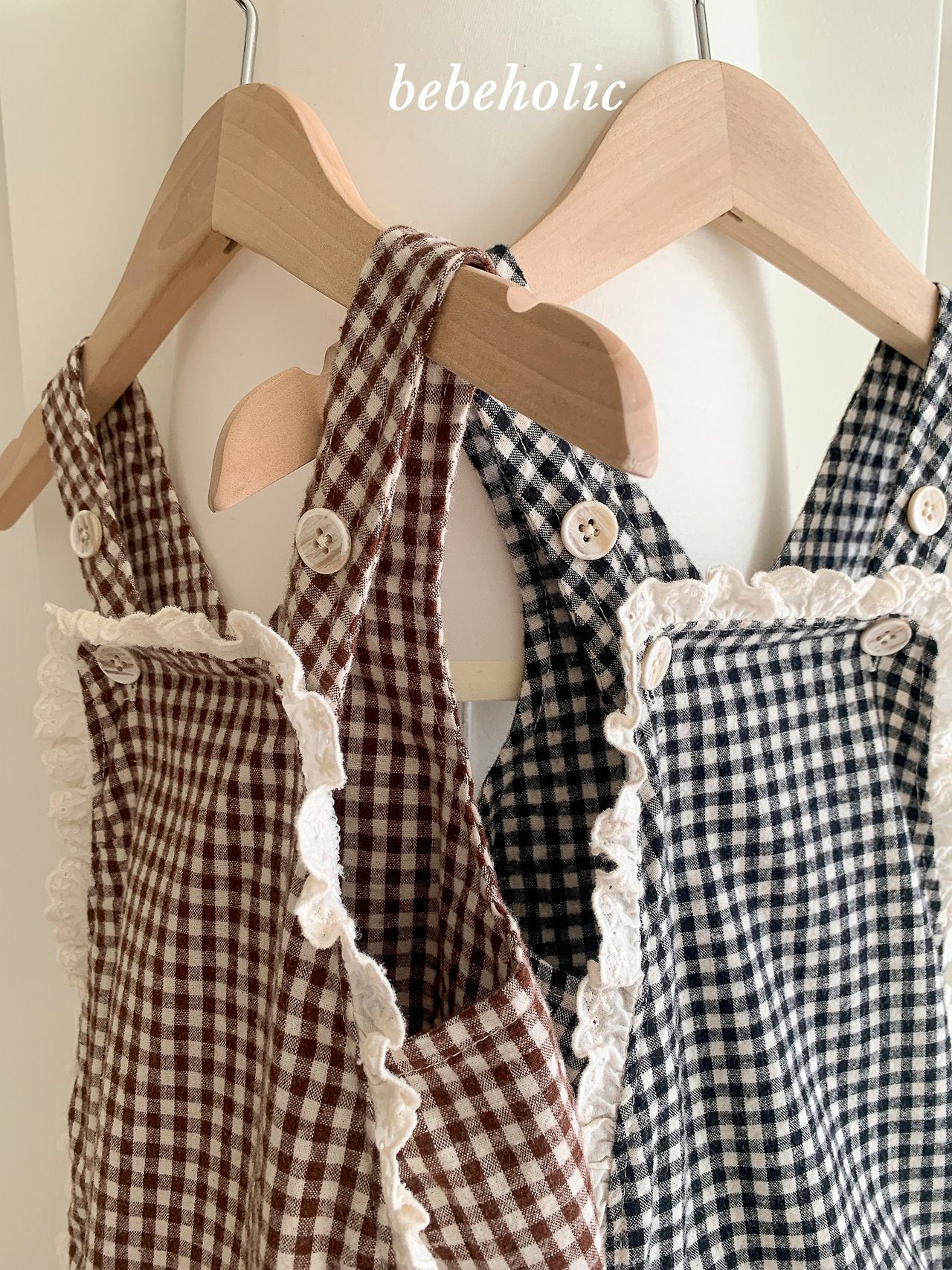 ［bebe holic］Petit lace suspender suit
