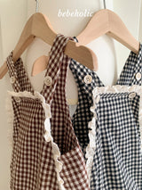 ［bebe holic］Petit lace suspender suit