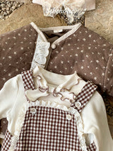 ［bebe holic］Petit lace suspender suit
