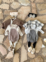 ［bebe holic］Petit lace suspender suit