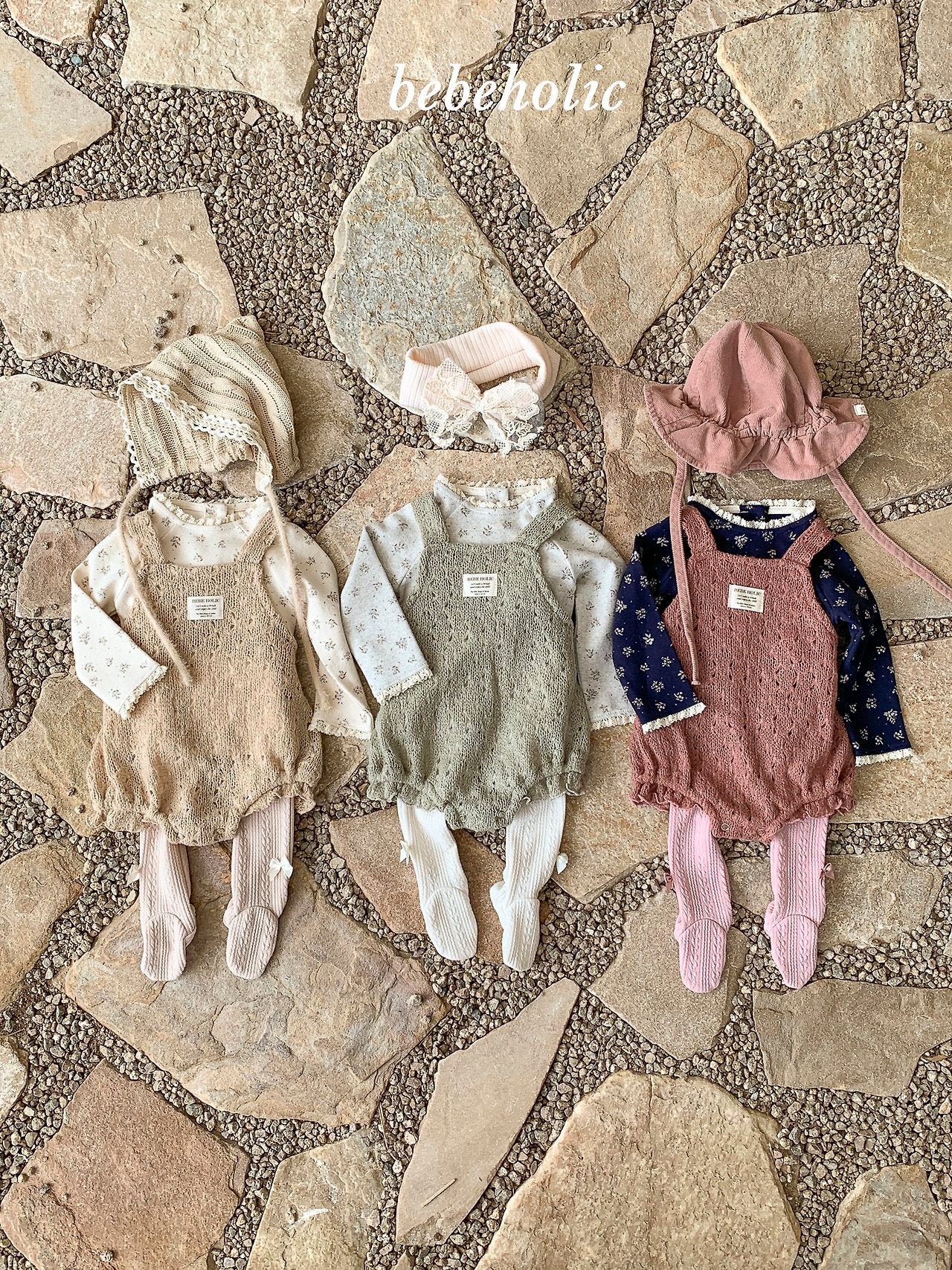 ［bebe holic］Honey knit suit