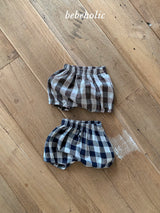 ［bebe holic］Tico check pants