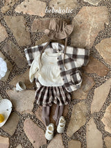 ［bebe holic］Tico check pants
