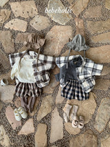 ［bebe holic］Tico check pants