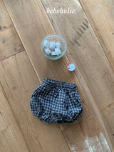 ［bebe holic］Subby check pumpkin pants