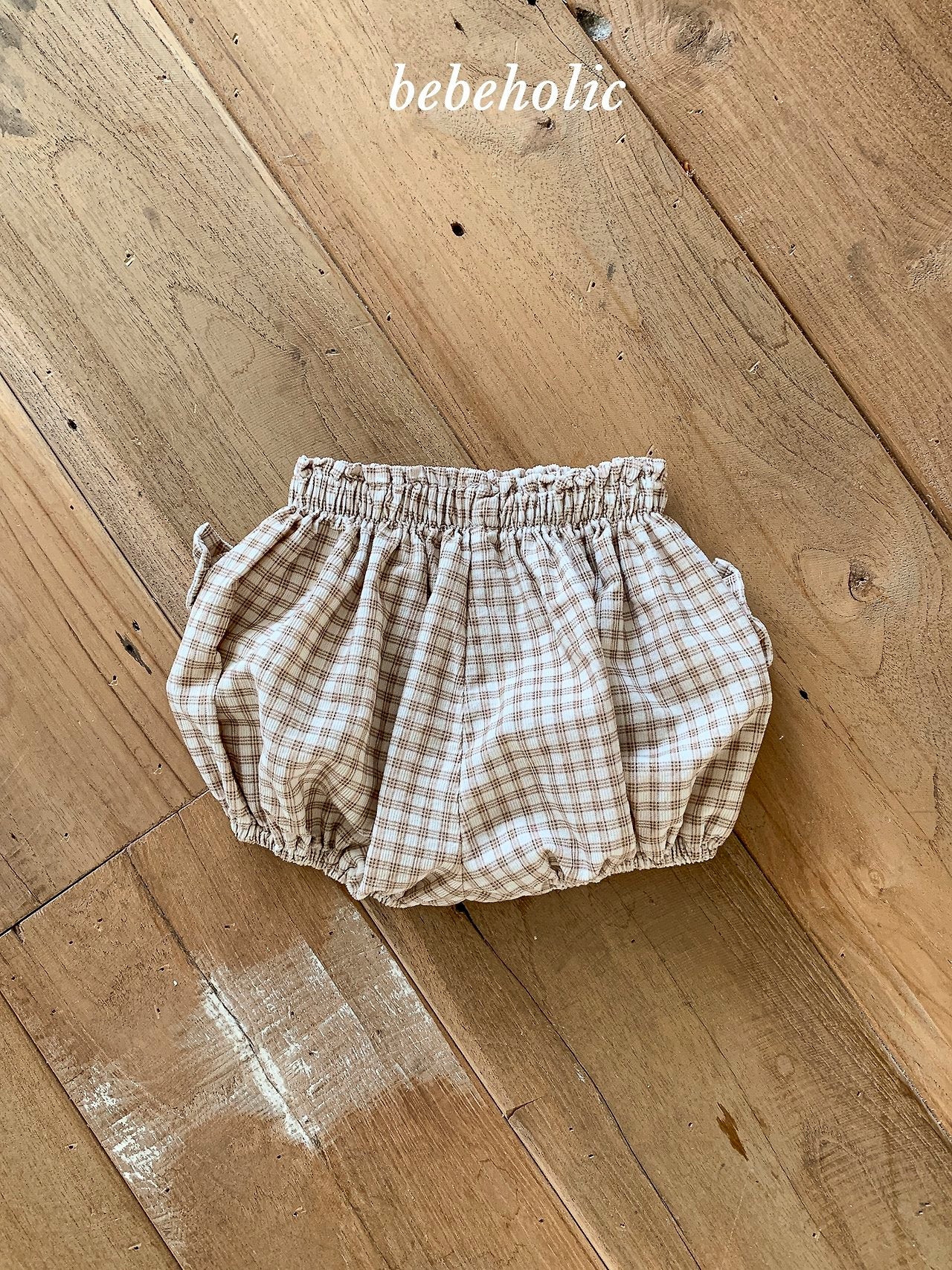 ［bebe holic］Ribbon check bloomer